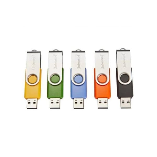 Pendrive Intenso Basic Line 8GB USB 2.0 Rotera Multicolor Pack 10 Enheter