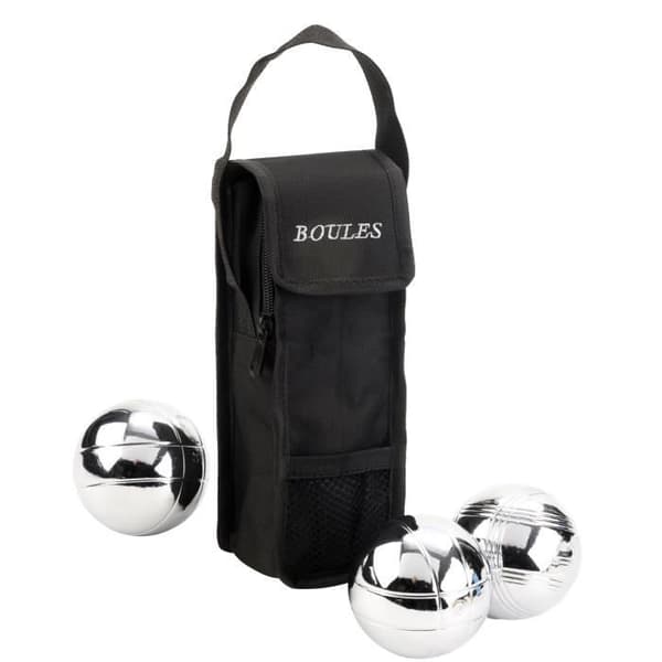 Svart nylonväska för boule boule Triplette