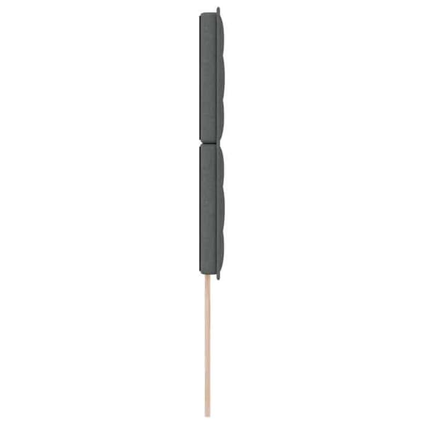 vidaXL Sänggavel Mörkgrå 80 cm tyg 3337664