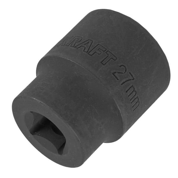 Kort 6-kantig hylsa 27 mm (1/2")