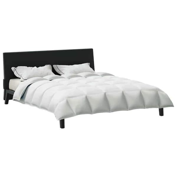 vidaXL Vintertäcke Vit 200 x 200 cm Dun 42007654