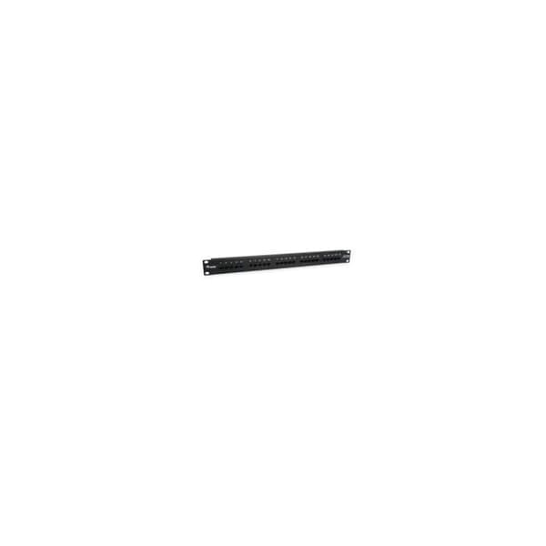 UTRUSTNING 25-PORTAR KAT.3 RJ45 ISDN-ISDN PATCH PANEL, LJUSGRÅ 125296