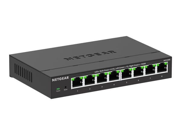 Switch - NETGEAR MS308E Switch Plus - 8-portars Ethernet multi-gigabit 1G/2,5G