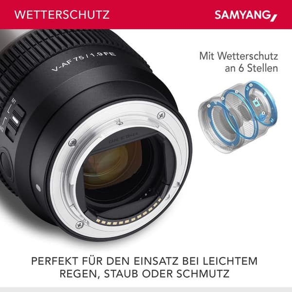 SAMYANG Objektiv V-AF 75mm T/1.9 Sony E