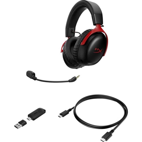 HyperX Cloud III S Trådlös Spelhörlur för PC, Mac, PS5, Mobil, Nintendo Switch, Programvarukompatibilitet NGENUITY