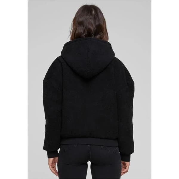 Urban Classics Dam - Oversized Sherpa Zip Hoody Jacka