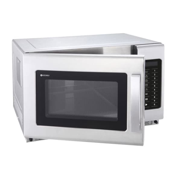 Programmerbar mikrovågsugn 1800W 34L - Hendi