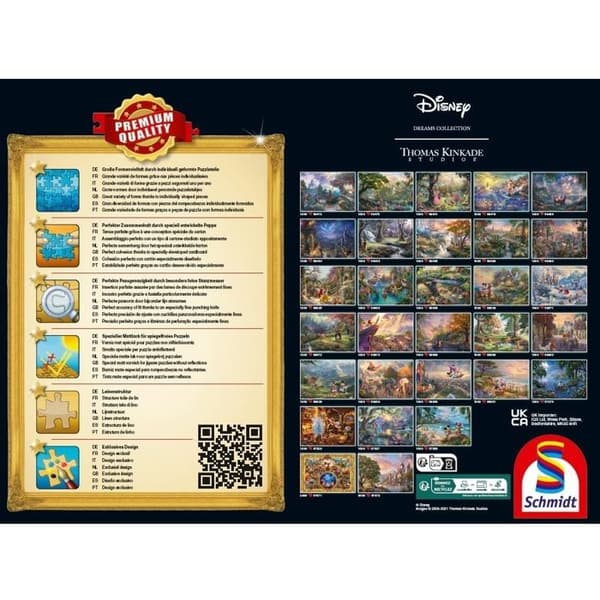 Schmidt Spiele - Cendrillon pussel sagolikt 1000 bitar - SCHMIDT
