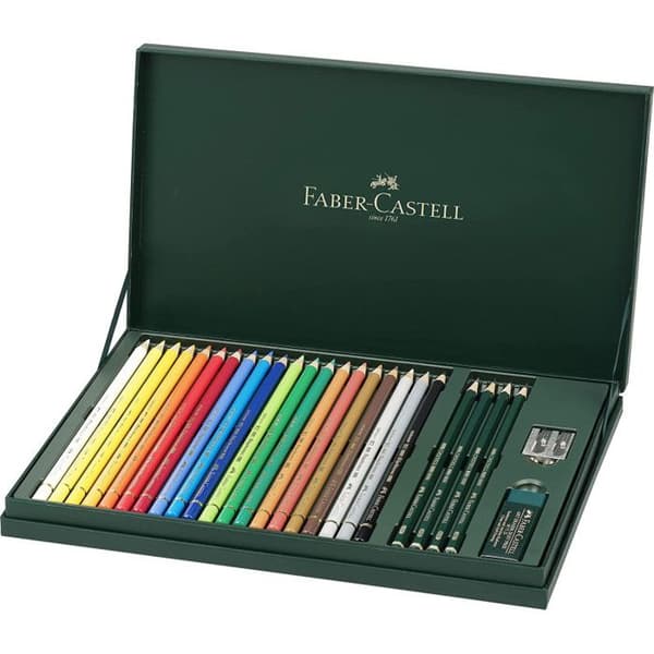 Mixed Media Polychromos + Castell 9000 presentset