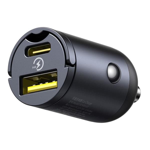 Bilen laddare - BASEUS - Typ-C - 30 W - Snabbladdning - Kompakt