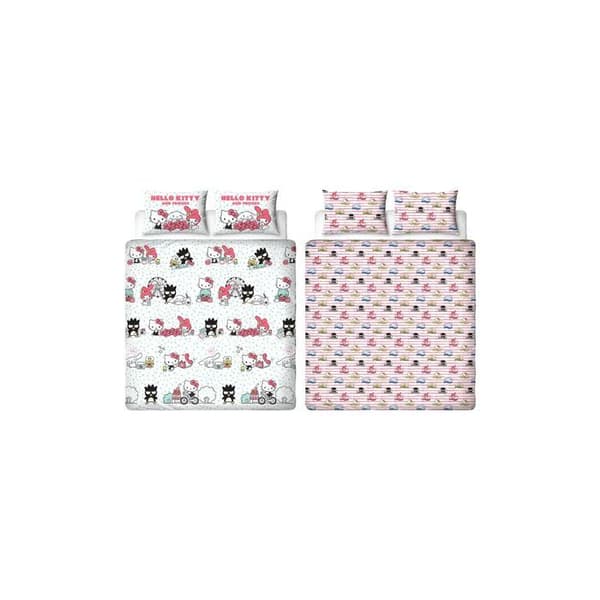 Sällsynt set av påslakan och kuddfodral Hello Kitty