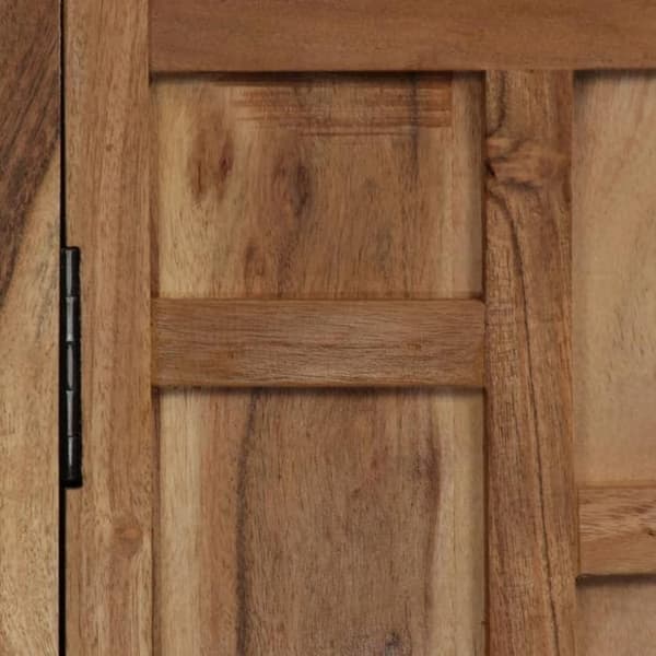 vidaXL Buffé i solid akaciaträ 60x35x76 cm Brun 246135