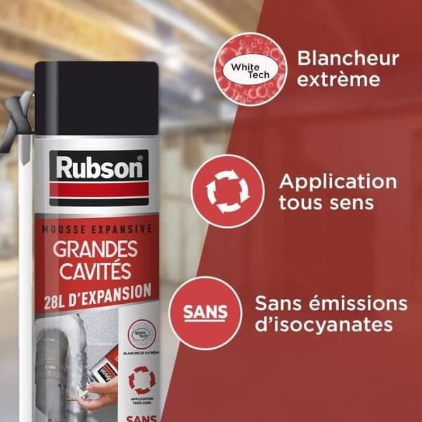 RUBSON Mega Expanding Foam - 550 ml