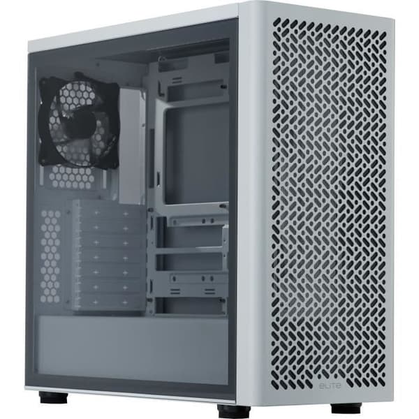 COOLER MASTER - Elite 502 Vit Lite - PC-chassi - Medium Tower ATX