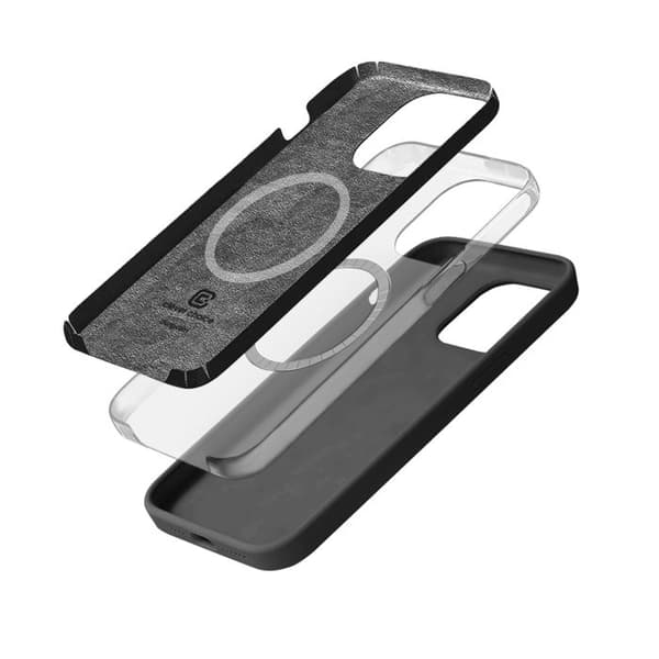 Telefonfodral - Crong - iPhone 15 Pro Max - Titan - Flexibelt - MagSafe