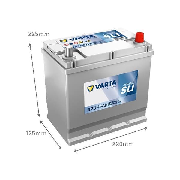 Varta Black Dynamic E2 B23 12V 45Ah / 300A startbatteri