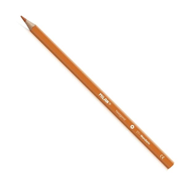 Färgpennor - Milan - 24-pack - Hexagonala - Stift 2,9 mm - Bruchresistenta