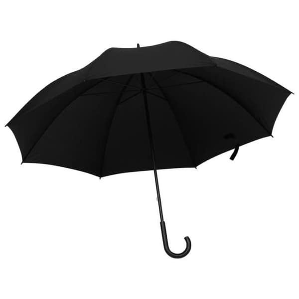 vidaXL Paraply Svart 130 cm