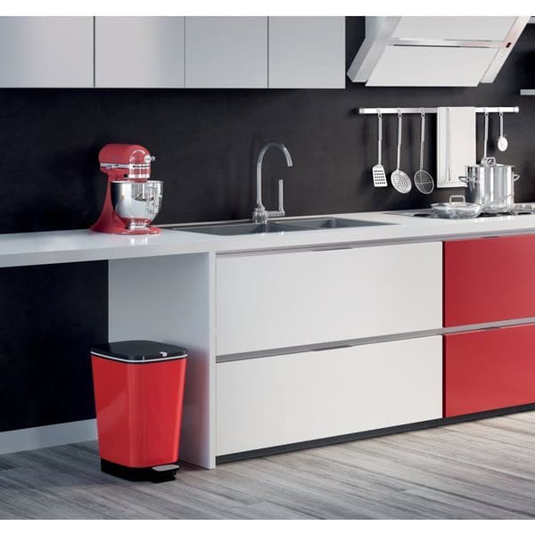 Pedalhink - Chic Bin Style - 42,5 L - Röd - KIS