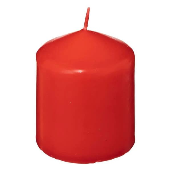 Set med 4 "Advent" ljus 505g Röd