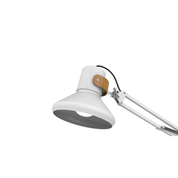 BAYA vit/bambu LED arkitektlampa