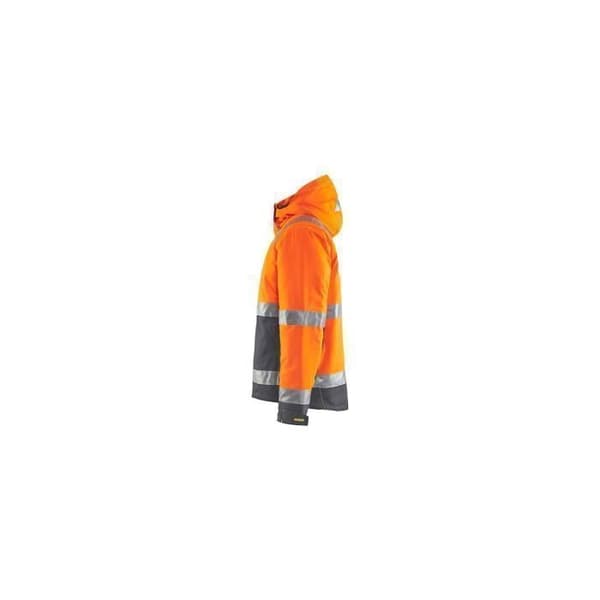 Högsynlig stretch vinterjacka Orange fluo/Grå antracit XXL 487019875396 Blaklader