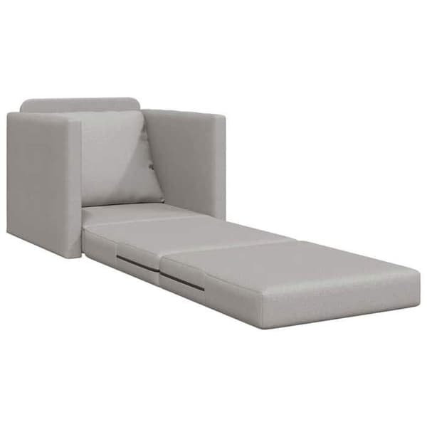 Soffa-säng 2-i-1 Grå moln 74x77x81 cm i tyg