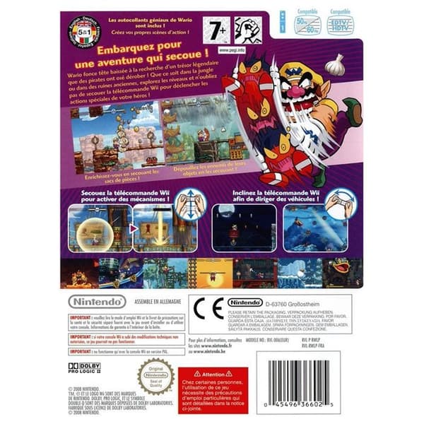 WARIO LAND THE SHAKE DIMENSION / Wii-KONSOLSPEL