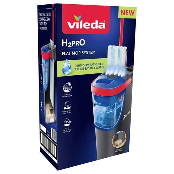 Vileda 175775 H2PRO Flat Mop Balai-serpilière 1 st (styck)