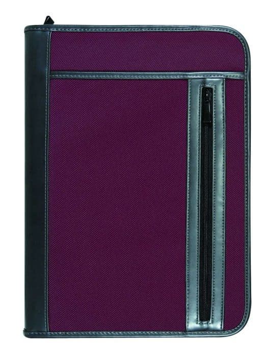 A5 zip-folder Alevar 3201/BY — tyg, 23 x 17,5 x 3 cm