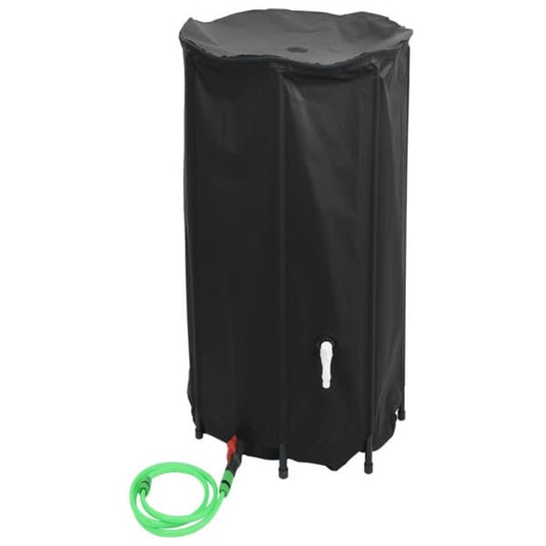 Vattentank med fällbar kran 380 L PVC