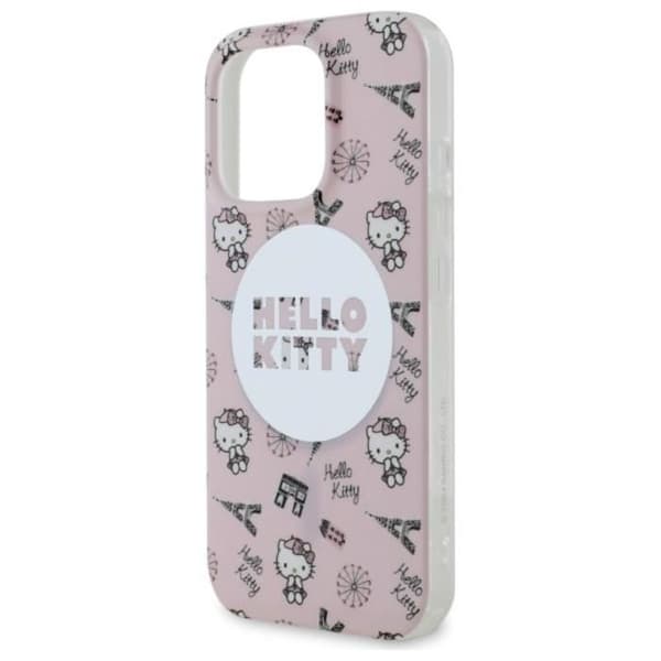 Mobilskal - HELLO KITTY - iPhone 16 Pro - MagSafe - IML - Parisisk mönster