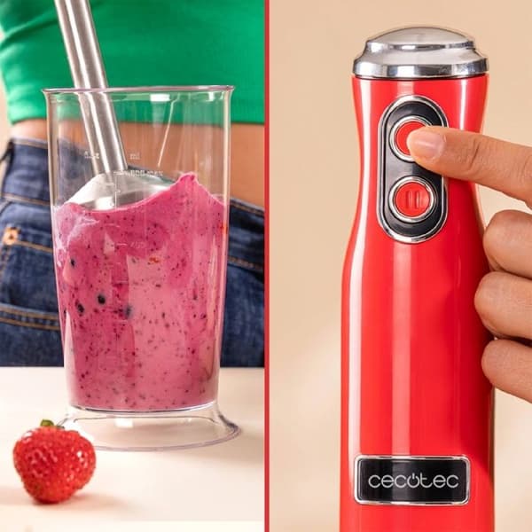 Cecotec Handmixer Power RetroRed 1200MAX