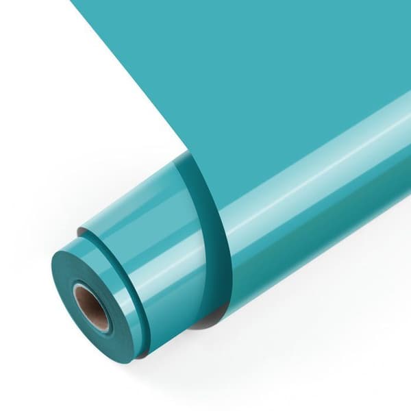 Värmeöverföringsvinyl Basic - Aqua Blå - 30,5 x 180 cm