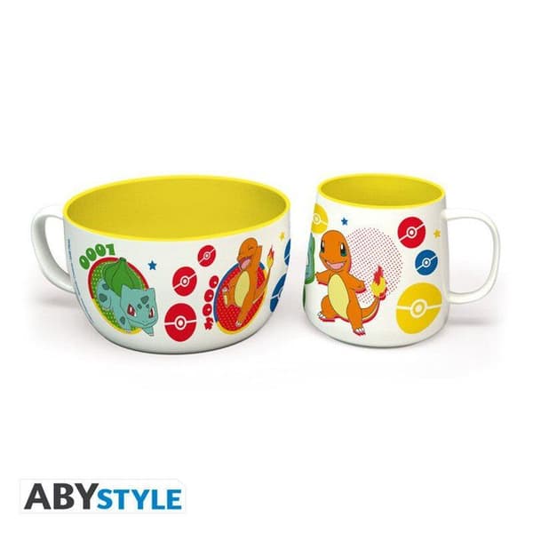 Set Frukost Mug Skål | Pokemon | Pikachu