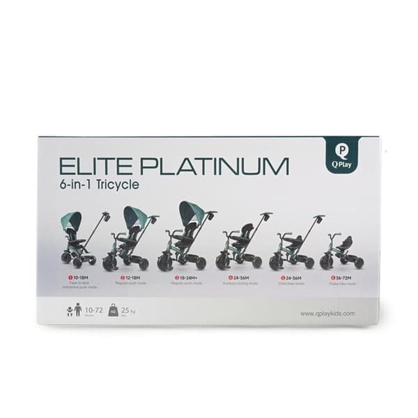 Trehjulig Elite Platinum Noir