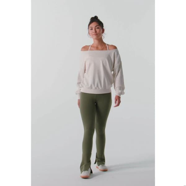 Off shoulder sweatshirt dam Fabletics Year Round Terry