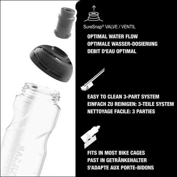 Isolerad flaska - Sigg - 6026.30 - 0.75L - Polypropylen - Transparent vit