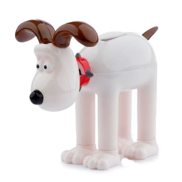 Figur - PUCKATOR - Gromit - Drivs av solenergi - Ingen batteri - Höjd 9 cm
