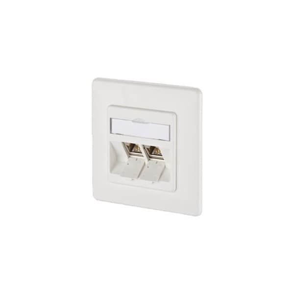 BTR E-DAT MODUL 2 PORT UPP VIT (RAL 9010) - 8...