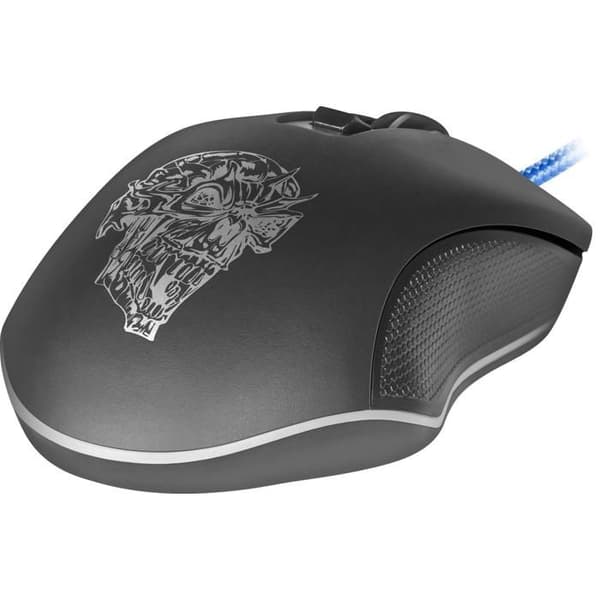 Trådad mus - DEFENDER - Sleipnir GM-927 - 12800 dpi - Flätad kabel - 5 programmerbara knappar