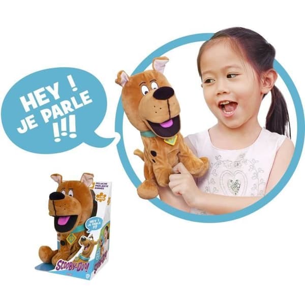 Animerad talande SCOOBY DOO plyschleksak