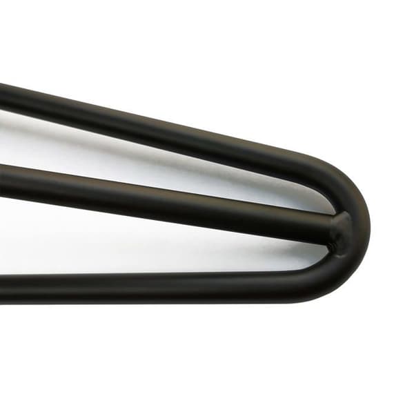 Möbelben - Qrity - Hårnål - Solid stål - Maximal belastning 200 kg - Svart