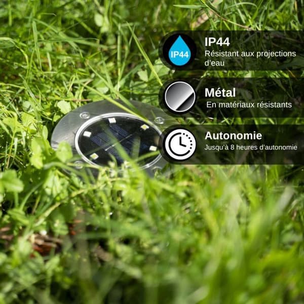 Set med 2 6 LED Solar Spotlights