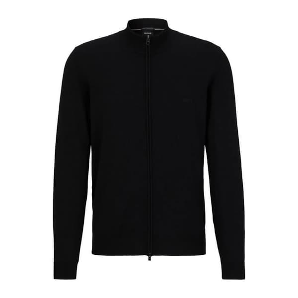 Zip cardigan i Balonso-stickning - Hugo Boss - Herr