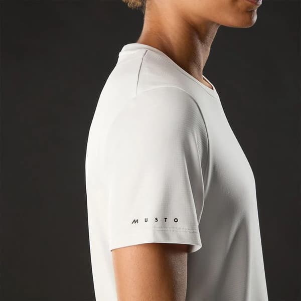 T-shirt dam Musto Evolution Sunblock - platinum