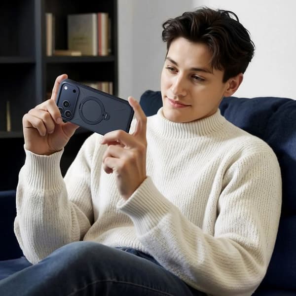 Coque Torras QPRO Silikonserie för iPhone 17 Pro - Matcha Grön