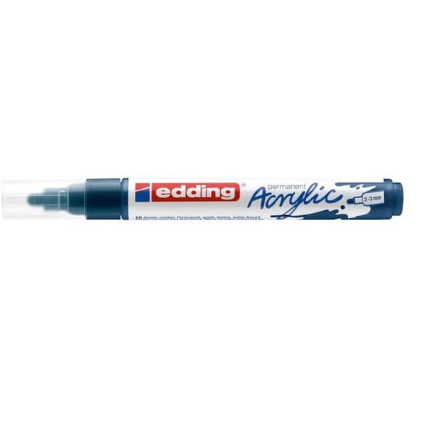Set med 10 medelstora akrylmärkare 5100 elegant midnattblå 2-3 mm