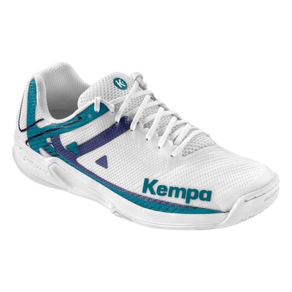 Inomhusskor dam Kempa Wing 2.0 - vit/cyan/lila