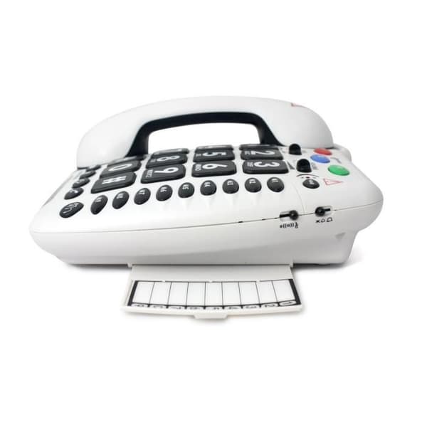 GEEMARC AMPLIPOWER 40 Senior Big Key fast telefon - Vit